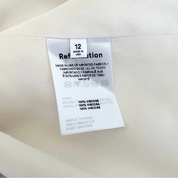 Reformation Delevan Top in Gossamer - Picture 9 of 11